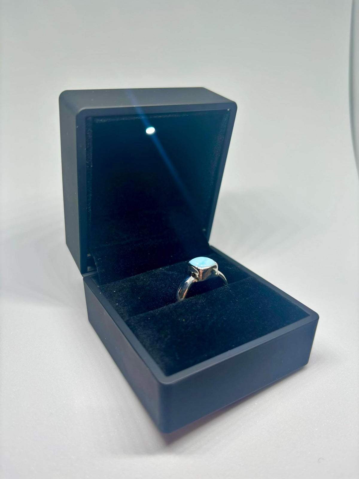 NYX Larimar Ring — Calm Strength